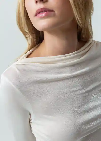 Camiseta Mujer Amarillo Resplandor Claro Talla M 502G030 Naf Naf