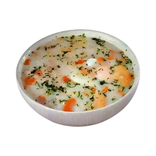 Caldo con Huevo