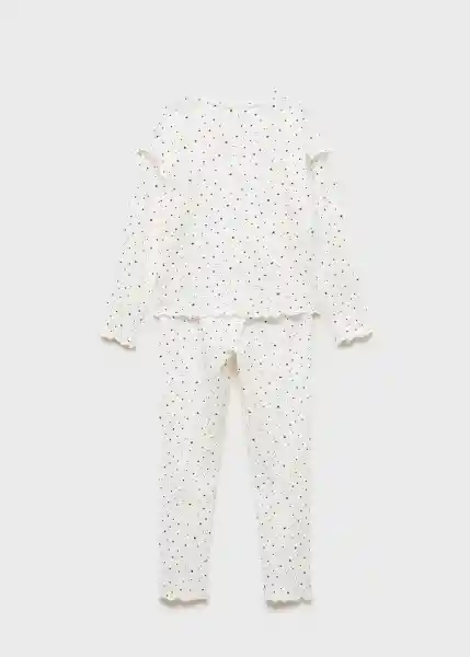 Pijama Stars Off White Talla 12 Niñas Mango