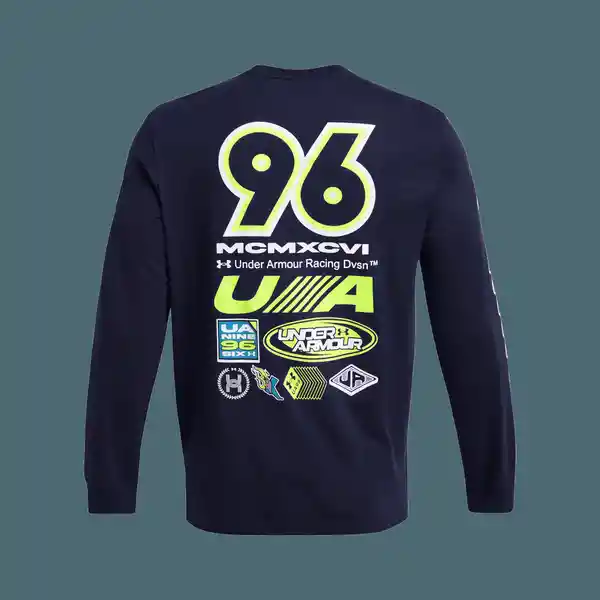 Under Armour Camiseta Run Anywhere ls Hombre Azul SM 1384195-410