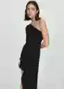 Vestido Gardenia Negro Talla M Mujer Mango