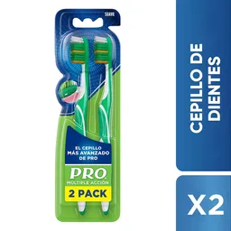 Oral-B Pro Múltiple Acción Cepillos Dentales X 2