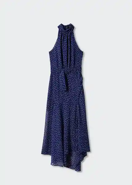 Vestido Adela Azul Talla S Mujer Mango