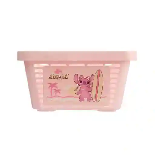 Organizador Plástico Serie Disney Stitch Ángel Miniso