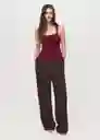 Top Pepito Vino Talla M Mujer Mango