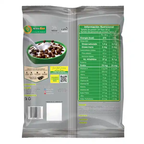 Cereal MILO para el desayuno x 200g