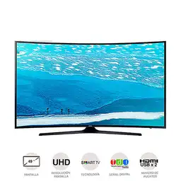 Tv Led (49) Uhd Smart Samsung 49 Pulgadas Curvo Un49Ku6300