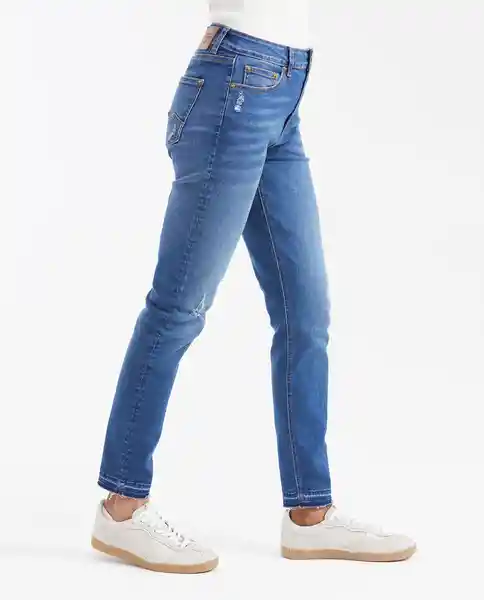 Jean Cosmo Femenino Azul Oscuro Talla 10 Chevignon