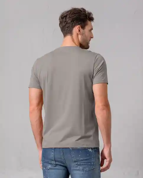 Camiseta Hombre Beige Talla M 101G005 Rifle