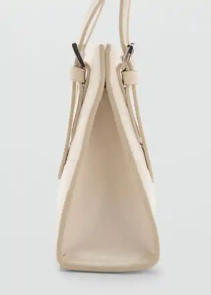 Bolso M Sharon Offwhite Talla 99 Mujer Mango