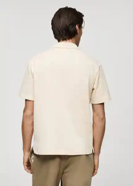 Polo Blai Blanco Talla XXL Hombre Mango