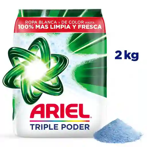 Ariel Detergente en Polvo Triple Poder