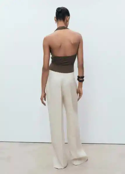 Top Toucan Chocolate Talla M Mujer Mango