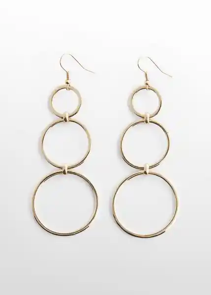 Pendientes Tori Oro Talla 99 Mujer Mango