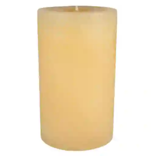 Ecofire Velón Grueso Blanco Antiguo 10 x 18 cm
