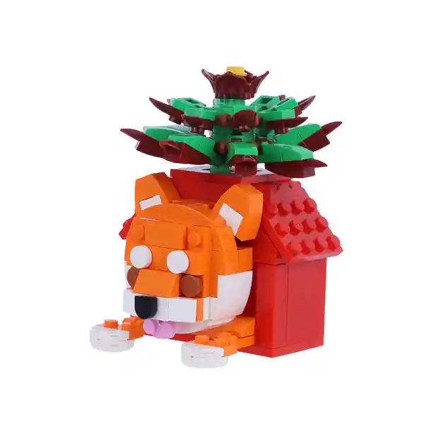 Juguete de Construcción Naturaleza Shiba Inu Miniso