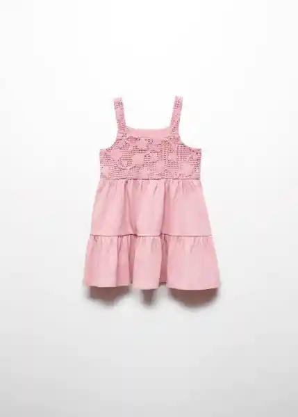 Vestido Bibi Rosa Talla 97 Niñas Mango