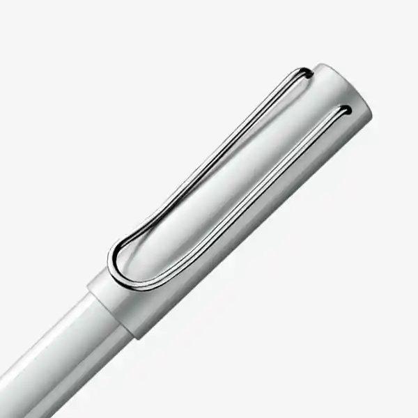 Lamy Rollerball al Star White Silver