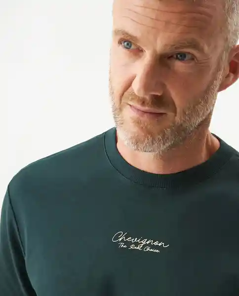 Camiseta Tech Verde Galloway Ultraoscuro XS Chevignon