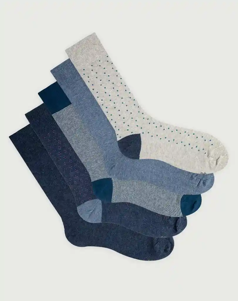 Media Casual Larga Masculino Mihon X5 Gef Talla 10-12