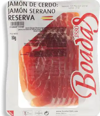 Jamón Serrano De Cerdo