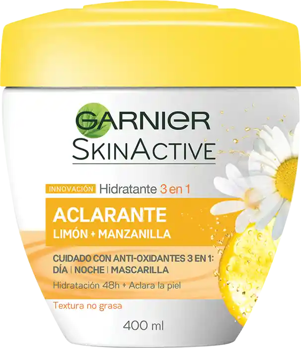 Garnier-Skin Active Crema Facial Aclarante 3 en 1