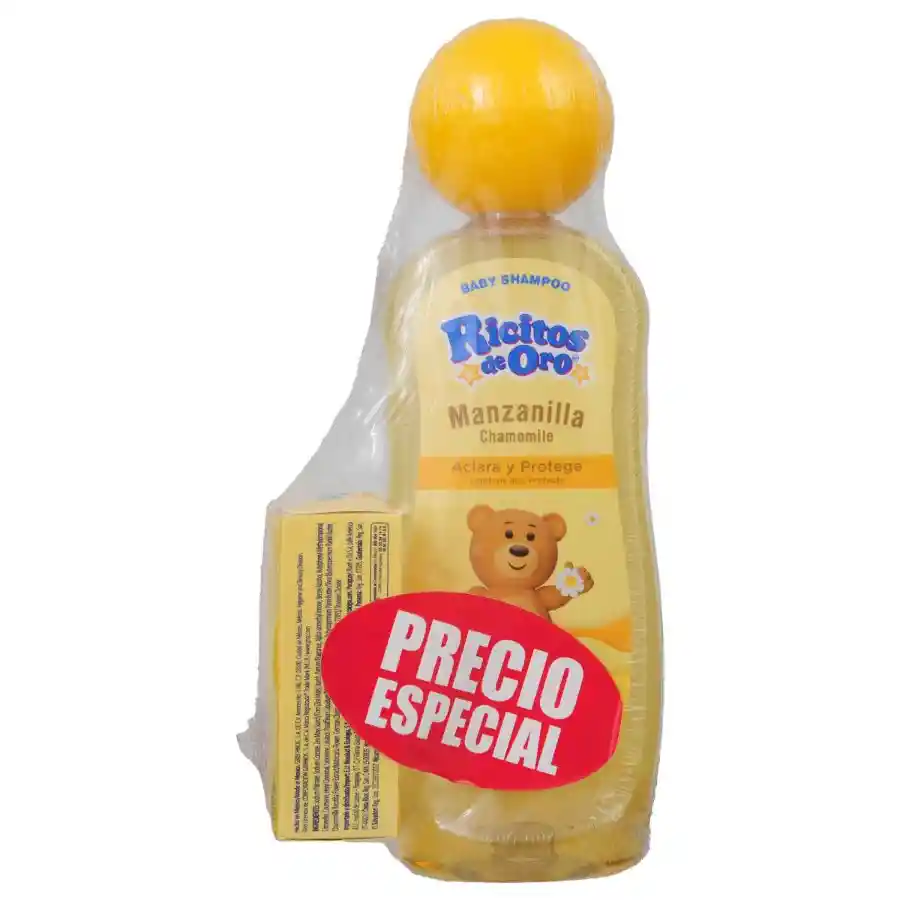 Shamp Manzan 400ml+jab Ricitos Oro