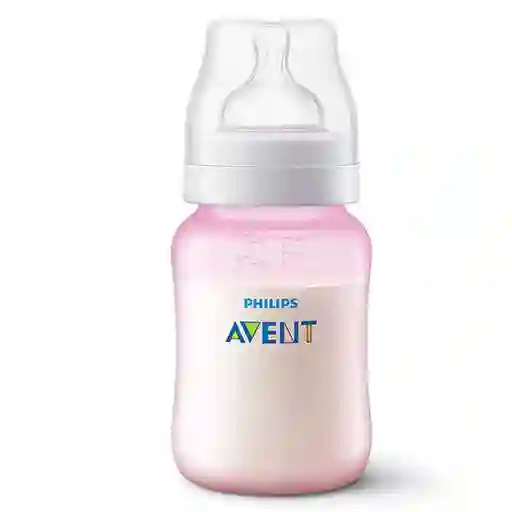 Avent Tetero Anticólico Rosado 260 mL