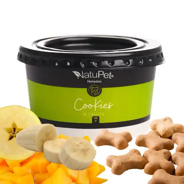 Natupet Helado Cookies Fruits