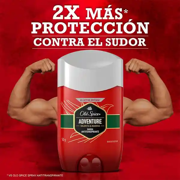 Desodorante Antitranspirante Hombre Old Spice Barra Adventure 50 g