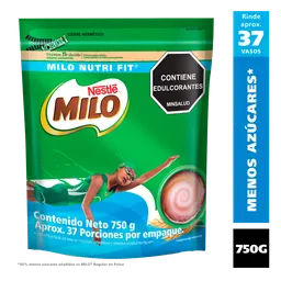 Bebida en polvo MILO NUTRI-FIT menos azúcares x 750g