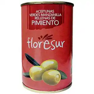 Floresur Aceitunas Verdes Manzanilla Rellenas de Pimiento