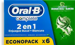 Oral-B Complete Enjuague Bucal + Blancura