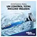 Máquina Afeitar Gillette Mach3 Aquagrip Recargable 2 Repuestos