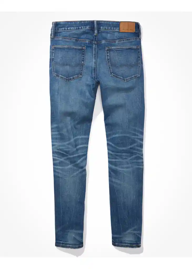 Jean Skinny Azul Talla 30 X 30 Hombre American Eagle