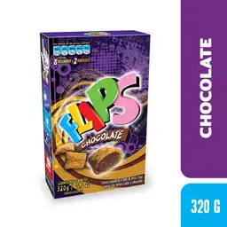 Flips Cereal Relleno con Sabor a Chocolate