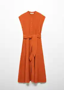 Vestido Vaiana-w Terracota Talla S Mujer Mango