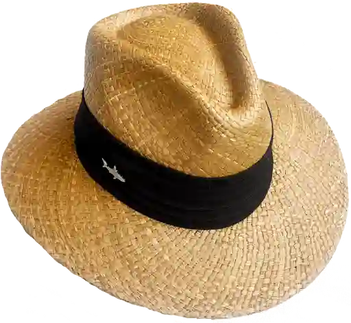 Sombrero Oscuro Cinta Ancha Negra Talla 8 Salvador Beachwear