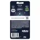 GILLETTE Mach 3 Cuchilla de Afeitar Máquina de Afeitar Hombre Reutilizable Afeitado al Ras Afeitadora para Hombre 1 Ud + 2 Repuestos