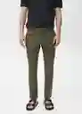 Pantalón Prato Khaki Talla 38 Hombre Mango
