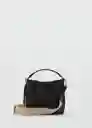 Bolso P Isolda Negro Talla 99 Mujer Mango
