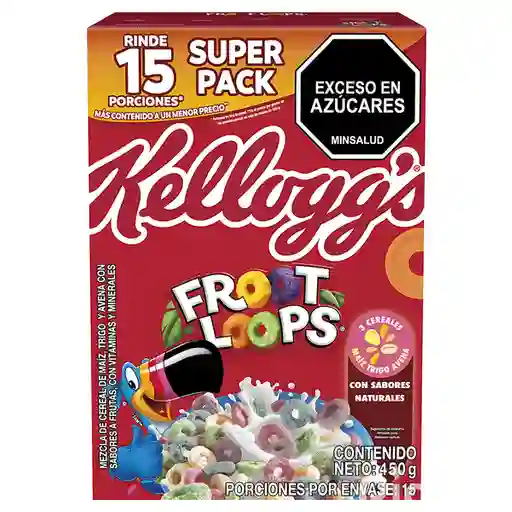 Froot Loops Cereal con Sabor a Fruta