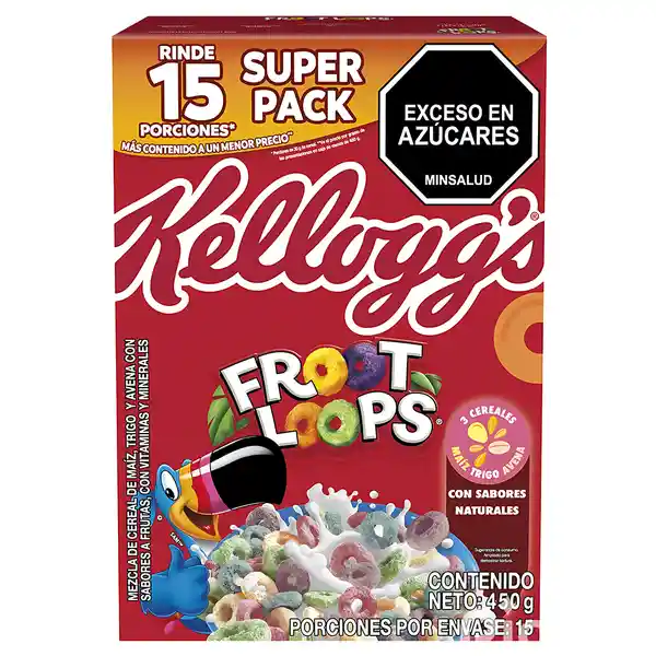 Froot Loops Cereal con Sabor a Fruta