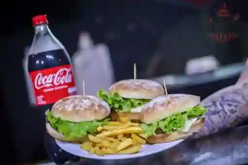 Super Combo X3 Hamburguesas + Bebida