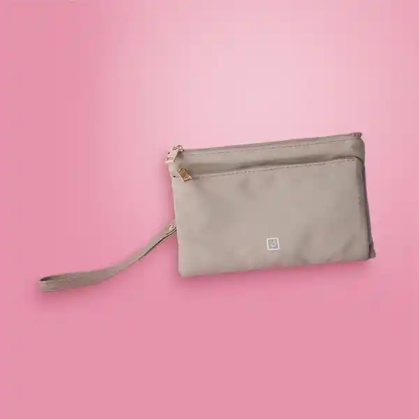 Bolso Multiuso Con Asa de Mano Beige Serie Miniso