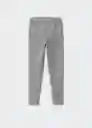 Leggings Archi Gris Medio Vigore Talla 06 Niñas Mango