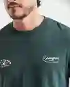 Camiseta Long Sleeve Verde Nafta Ultra Oscuro T. L Chevignon