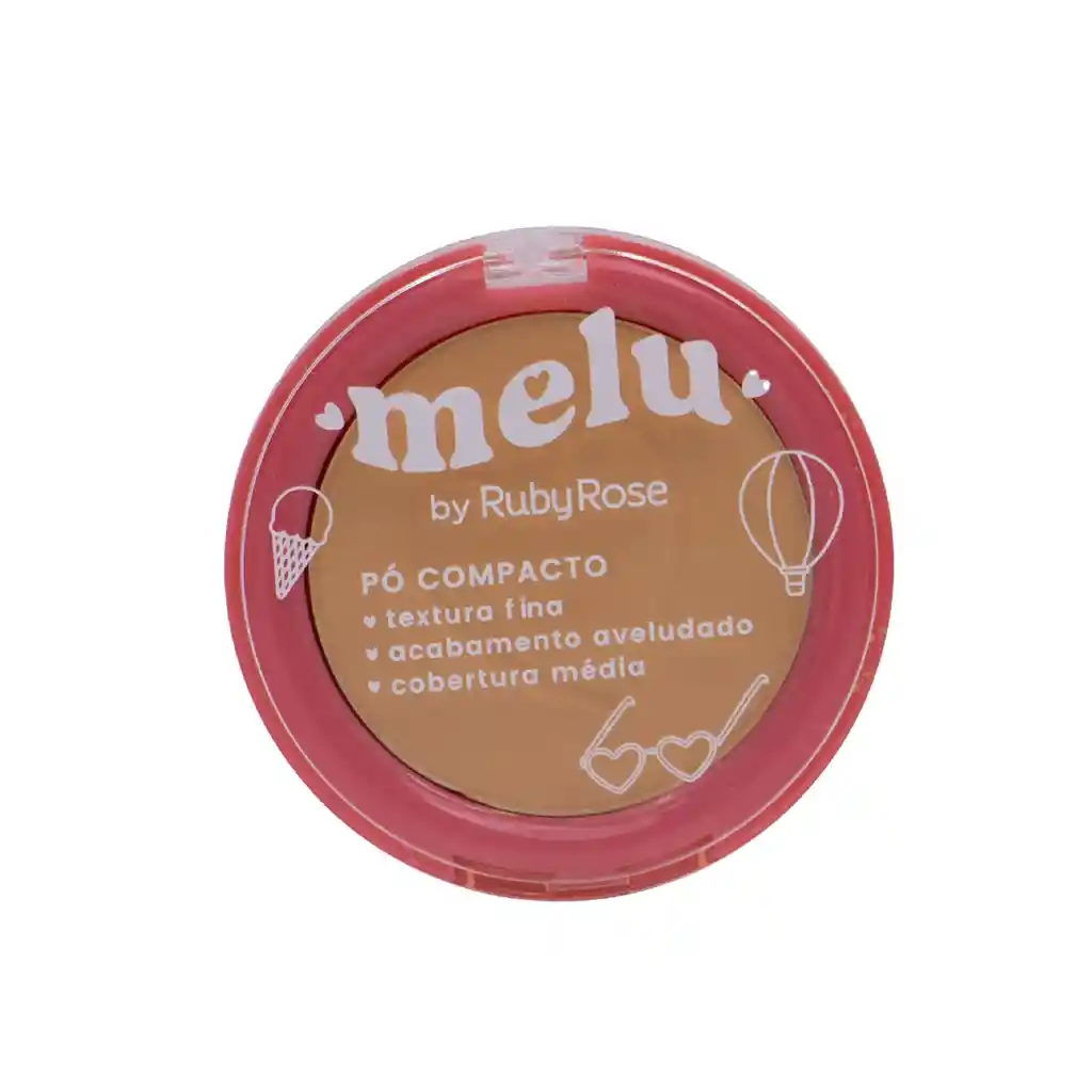 Polvo Compacto Ruby Rose Melu No. 3 Medium