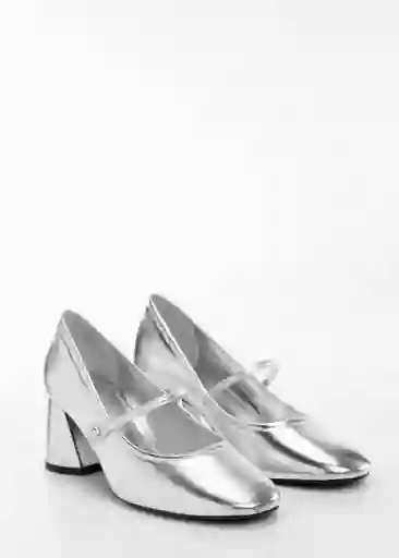 Zapatos Sofi Plata Talla 39 Mujer Mango