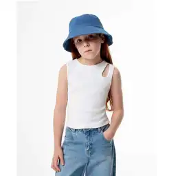 Camiseta Silueta Manga Sisa Algodón Kids Femenino Lopuz Kd Gef Talla 12